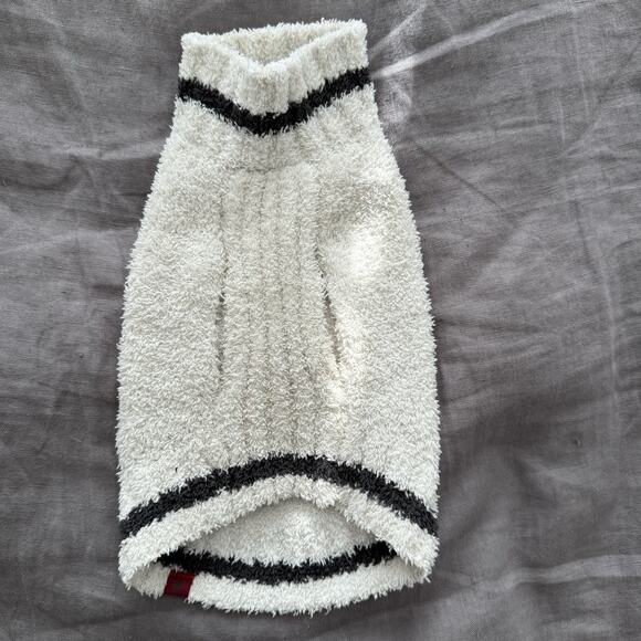 Barefoot Dreams Disney Mickey Mouse Pet Sweater Cozy Chic Cream/Carbon Soft XS - Picture 7 of 7